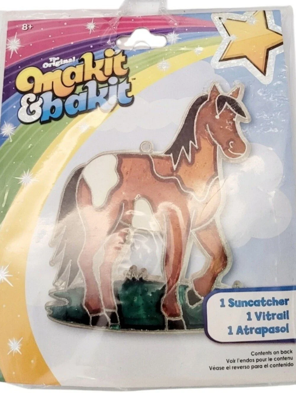 (Lot Of 9)Assorted Party Supplies/Arts & Crafts/Horse Makit Bakit Suncatcher Kit